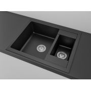 Гранитная кухонная мойка Lexona Omnia Compact черная