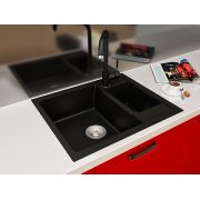Гранитная кухонная мойка Lexona Omnia Compact черная