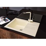 Гранитная кухонная мойка Lexona REYN Compact бежевая