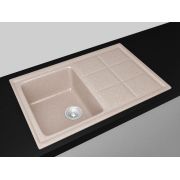  Гранітна кухонна мийка Lexona RIO авена з краном 