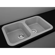 Гранітна кухонна мийка Lexona ROYAL сіра