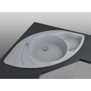 Кутова кухонна мийка Lexona SEVELIN сіра