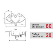 Уценка кухонная мойка Lexona SEVELIN Все цвета