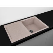 Гранітна кухонна мийка Lexona SOFIA Авена з краном 