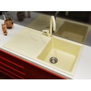 Гранітна кухонна мийка Lexona SOFIA бежева