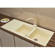 Гранітна кухонна мийка Lexona Status бежева