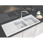 Гранітна кухонна мийка Lexona Status сіра