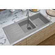 Гранітна кухонна мийка Lexona Status сіра