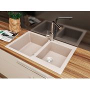 Гранитная кухонная мойка Lexona Status Compact авена со смесителем