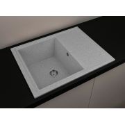 Гранітна кухонна мийка Lexona VIVA сіра