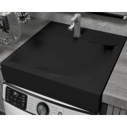 Черный Умывальник, Раковина, над стиральную машину Status Lif Black