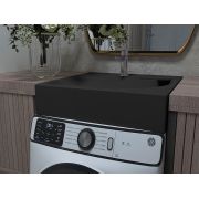 Черный Умывальник, Раковина, над стиральную машину Status Lif Black