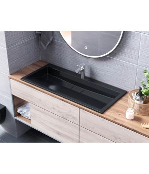 Раковина, Умывальник, накладной Status Magnat Low 100 Black