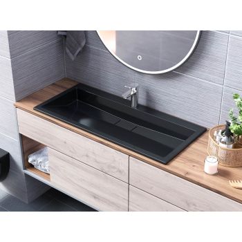 Раковина, Умивальник, накладний Status Magnat Low 100 Black