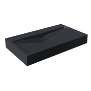 Умывальник, Раковина, накладной Status MIRAGE 80 Black