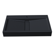 Умывальник, Раковина, накладной Status MIRAGE 80 Black