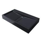 Умывальник, Раковина, накладной Status MIRAGE 80 Black