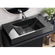 Умывальник, Раковина, накладной Status Neil 80 Black 