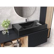 Умывальник, Раковина, накладной Status Neil 80 Black 