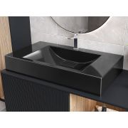 Умывальник, Раковина, накладной Status Neil 80 Black 