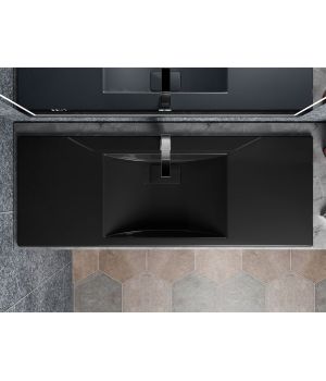 Умывальник накладной Status Neil Low 120 Black