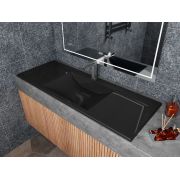 Умывальник, Раковина, накладной Status Neil Low 120 Black