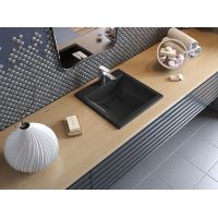 Умывальник накладной Status Neil Low 40 Black