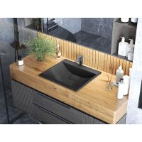 Умывальник накладной Status Neil Low 50 Black