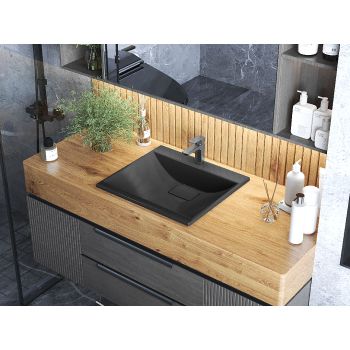 Умывальник накладной Status Neil Low 50 Black