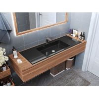 Раковина, умывальник врезной Status Red Low 120 Black