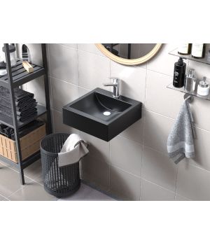 Умывальник подвесной Status Sektor 40 Black