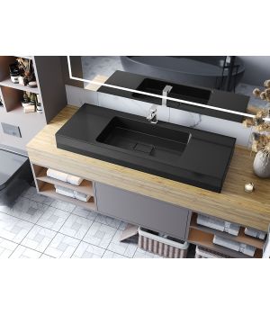 Умывальник накладной Status Trend 120 Black