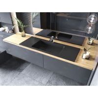 Умивальник накладний Status Trend Low 120 Black
