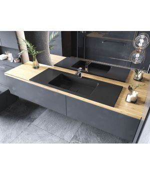 Умывальник накладной Status Trend Low 120 Black