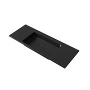 Умивальник, Раковина, накладний Status Trend Low 120 Black