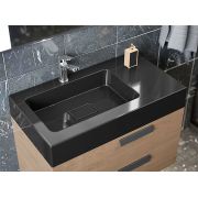 Умивальник, Раковина, накладний Status Vega 80 R Black
