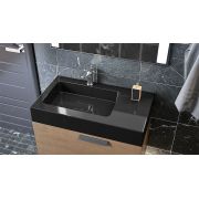 Умивальник, Раковина, накладний Status Vega 80 R Black