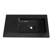 Умивальник, Раковина, накладний Status Vega Low 80 L Black
