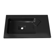 Умивальник, Раковина, накладний Status Vega Low 80 R Black