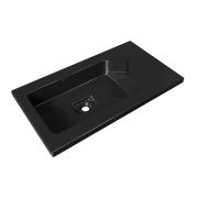 Умивальник, Раковина, накладний Status Vega Low 80 R Black