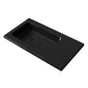 Умивальник, Раковина, накладний Status Vega Low 80 R Black