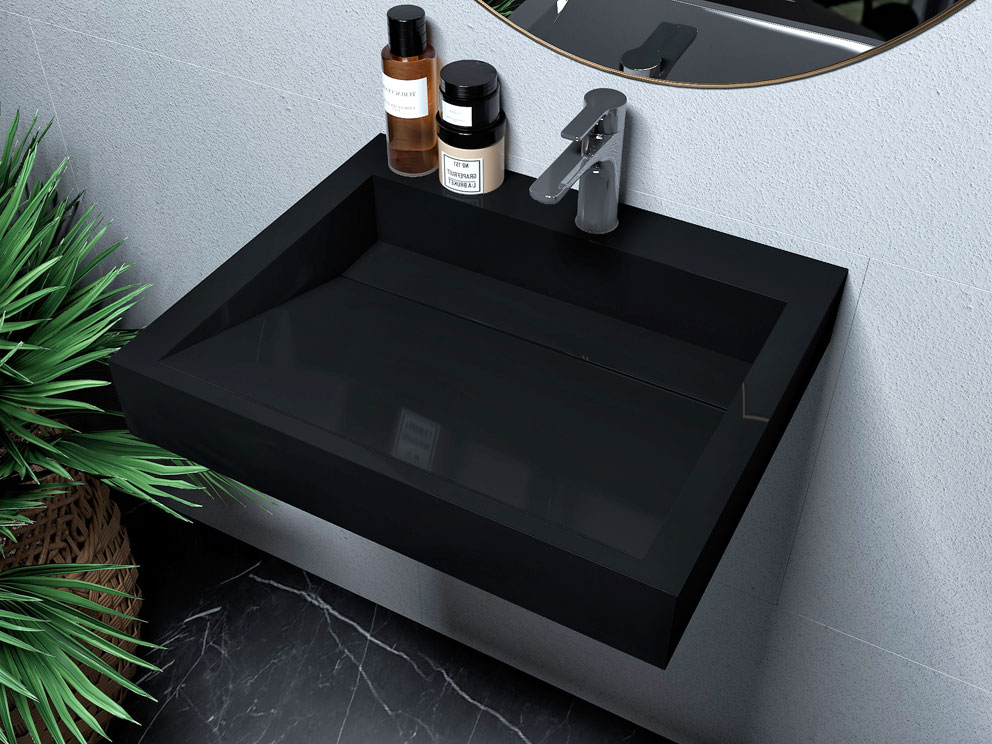Умывальник, Раковина, подвесной Status Adler 60 Black