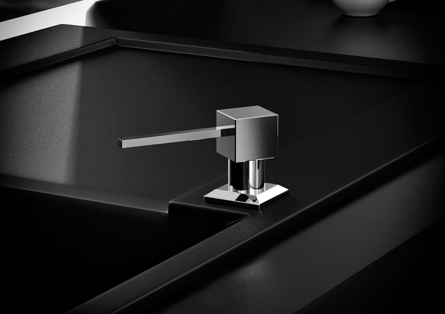 Дозатор для кухонной мойки CONTINENT i12 Хром