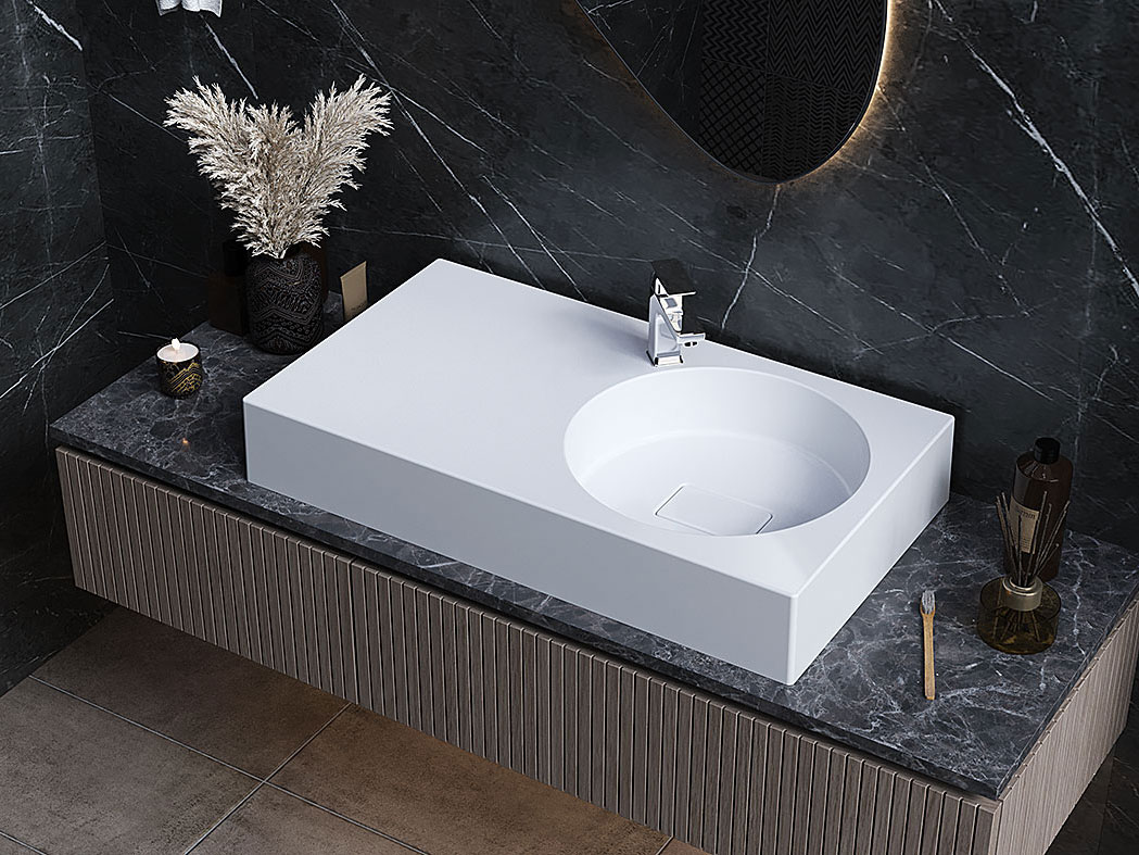 Умивальник, Раковина, накладний Status Fency 80 L