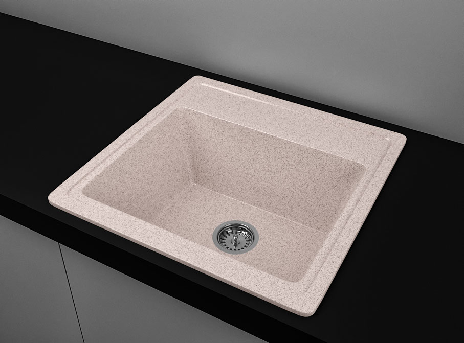 Гранитная кухонная мойка Lexona Isa цвет авена